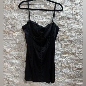 Classic Black Bustier Camisole dress size xl